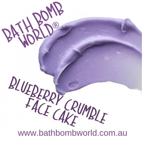 Bath Bomb World® Blueberry Crumble Face Cake Mask Kit