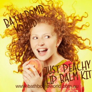 Bath Bomb Wolrd® Lipalicious Just Peachy Lip Balm Kit