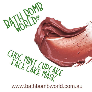 Bath Bomb World®Choc Mint Cupcake Face Cake Mask Recipe