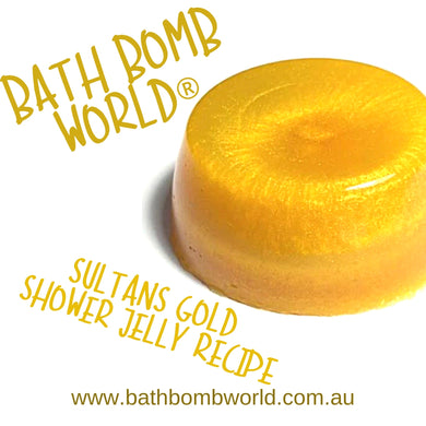 Bath Bomb World® Sultans Gold Shower Jelly Recipe