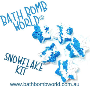 Bath Bomb World® Snowflake Bath Bomb Kit