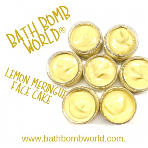 Bath Bomb World® Lemon Meringue Face Cake Mask Kit