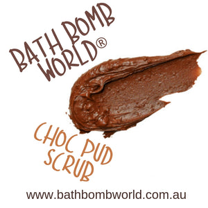 Bath Bomb World® Foaming Choc Pud Scrub