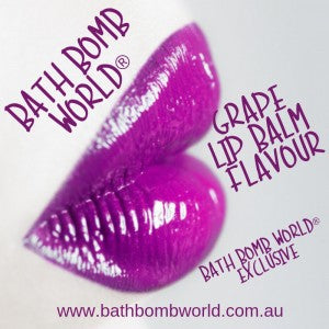 Bath Bomb World® Lipalicious Lip Balm Flavour Grape