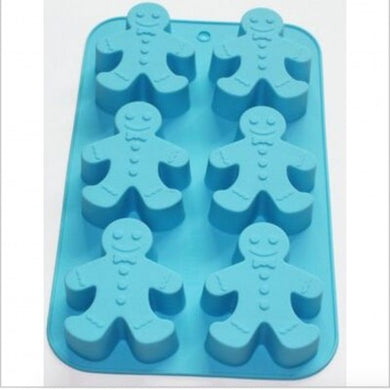 Gingerbread Man Silicone Soap Mould