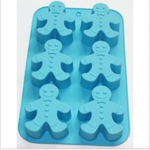 Gingerbread Man Silicone Soap Mould