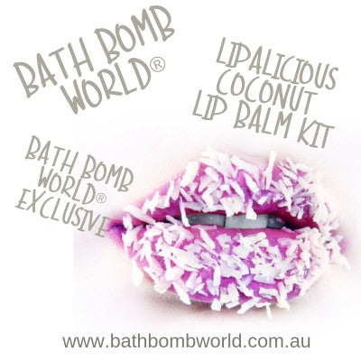 Bath Bomb Wolrd® Lipalicious Coconut Lip Balm Kit