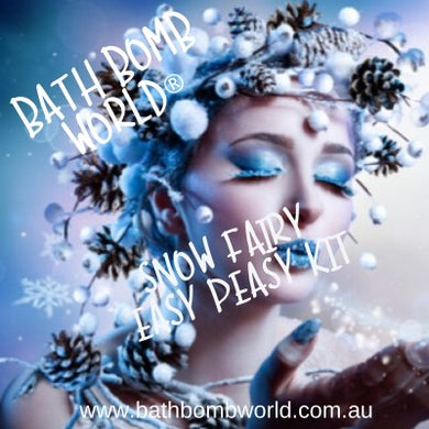 Easy Peasy Snow Fairies Bath Bomb Kit