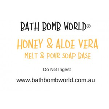 Bath Bomb World® Honey & Aloe Vera Melt and Pour Soap Base