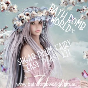 Easy Peasy Sugar Plum Fairy Bath Bomb Kit